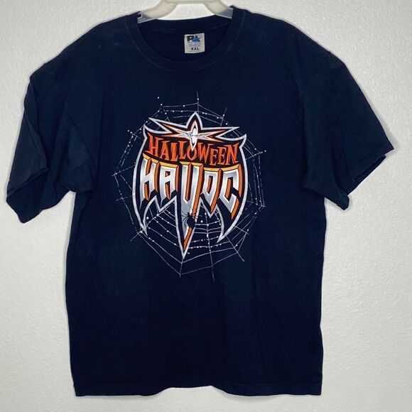 VINTAGE HALLOWEEN HAVOC 1999 Ain’t No Bluffing Authentic Wrestling T Shirt S XXL - Picture 1 of 4